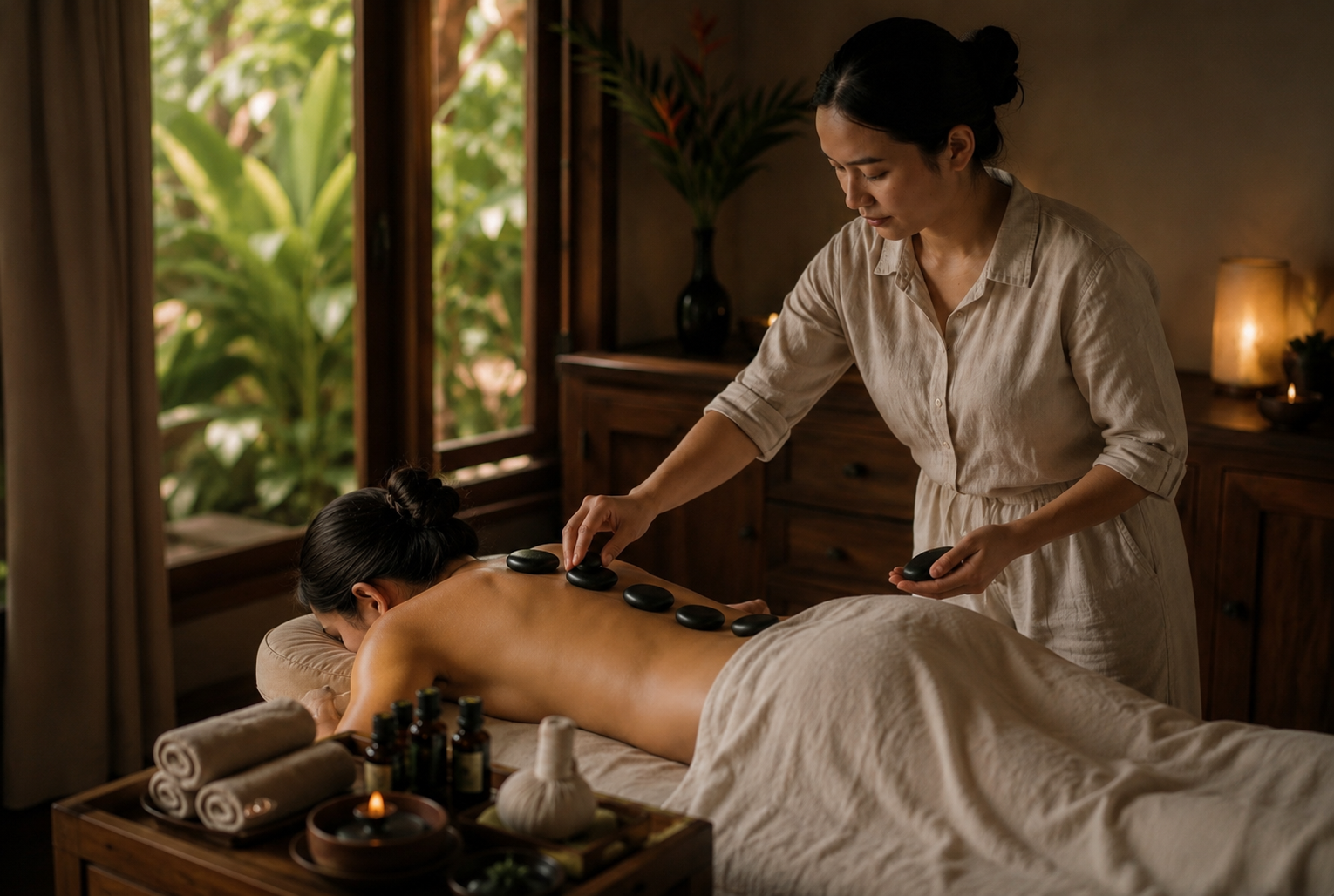 HOT STONE MASSAGE
